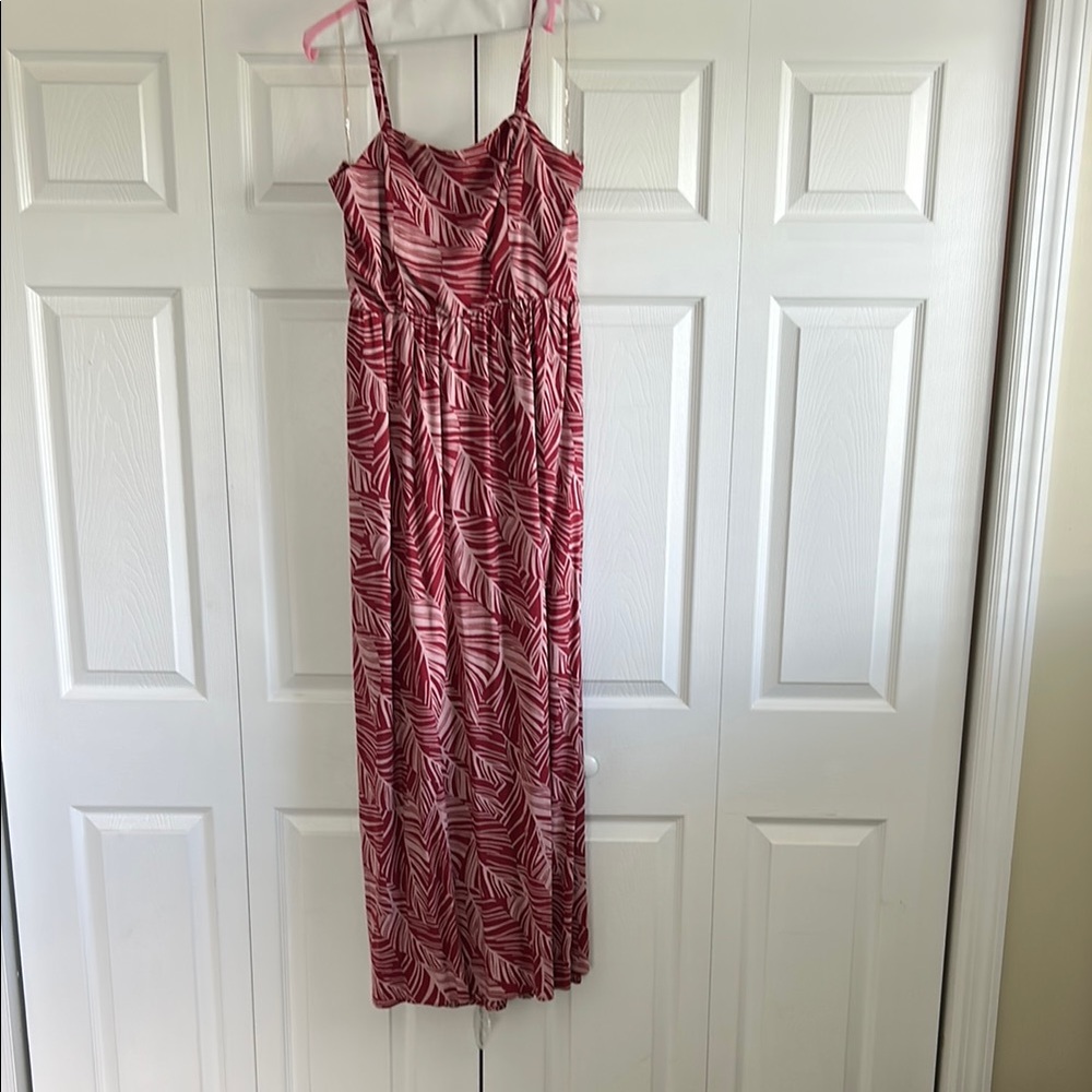 Lily Rose Red Spaghetti Strap Maxi Sundress